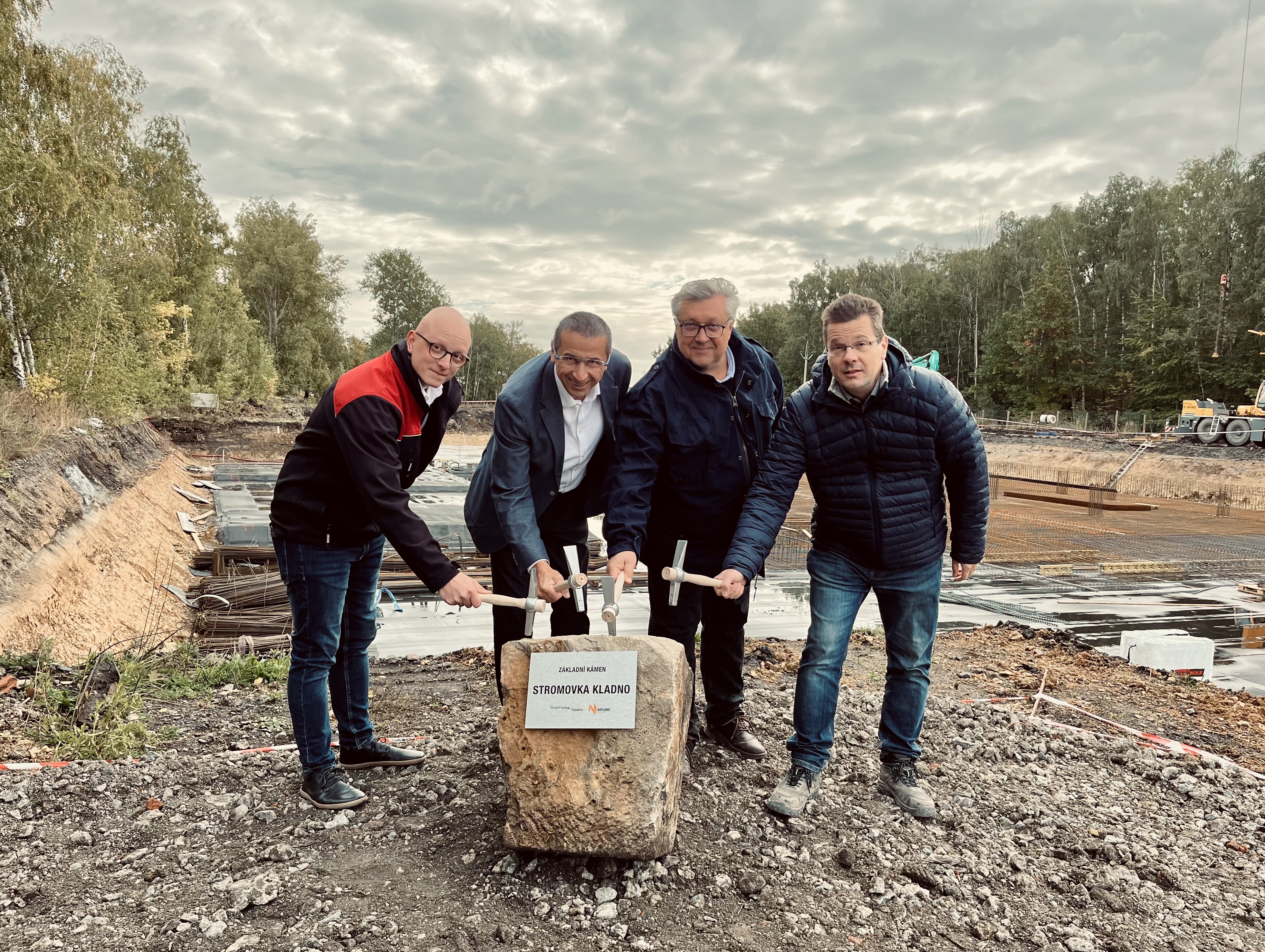 Poklepání na základní kámen projektu Stromovka Kladno